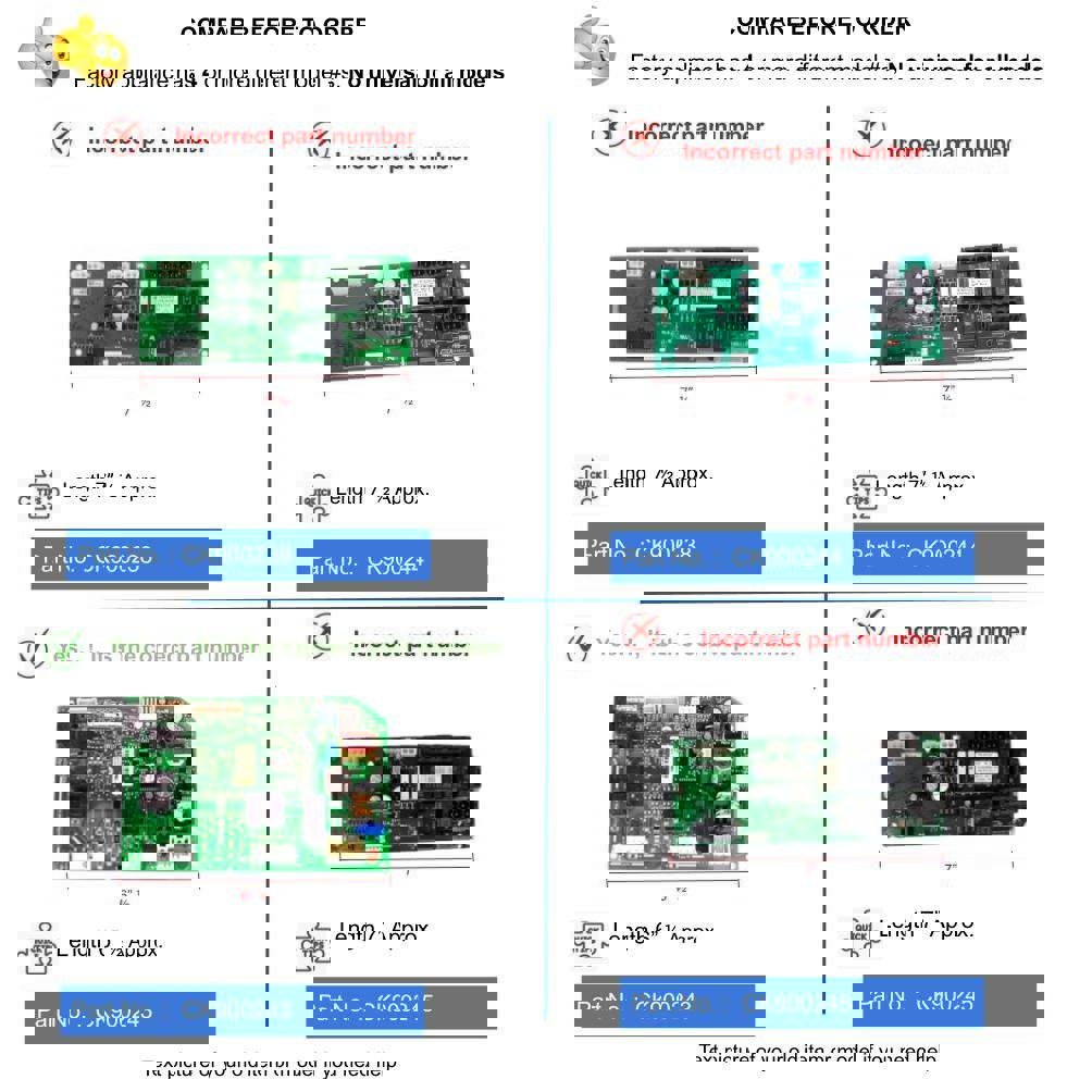 GlobPro Ice Cube Maker Main Control Board Replacement for KitchenAid, Whirlpool, Maytag, Kenmore