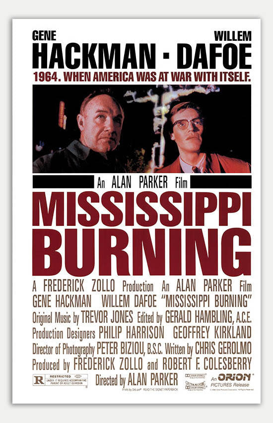 Mississippi Burning - 11 x 17 Movie Poster (1988 Reprint)