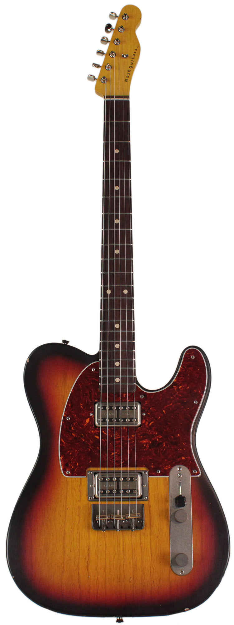 Nash T-2HB Guitar with Lollartrons in 3-Tone Sunburst - Light Aging