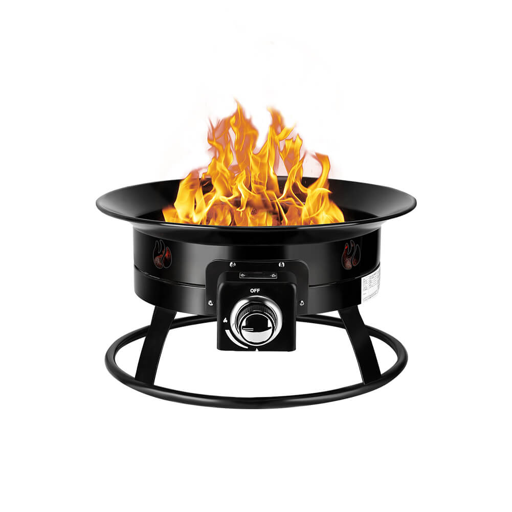 Camplux Propane Fire Pit Camping Fire Bowl for Outdoor Gatherings