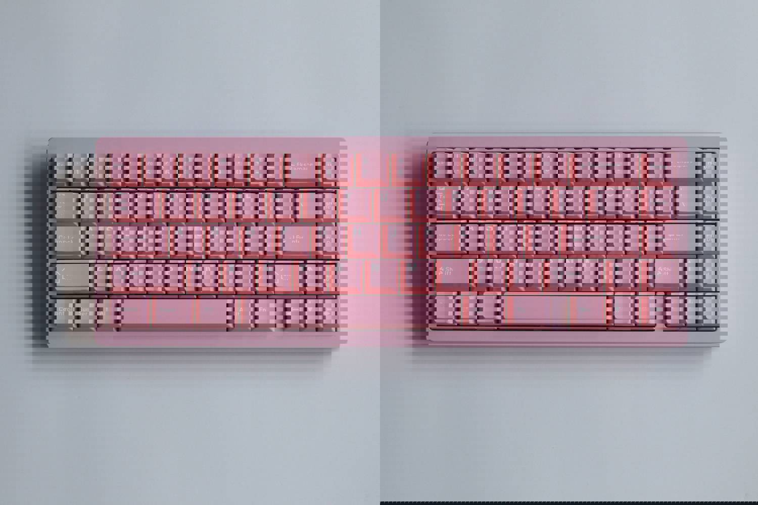 Jris65 PCB Gasket Mount Keyboard Kit - Pink