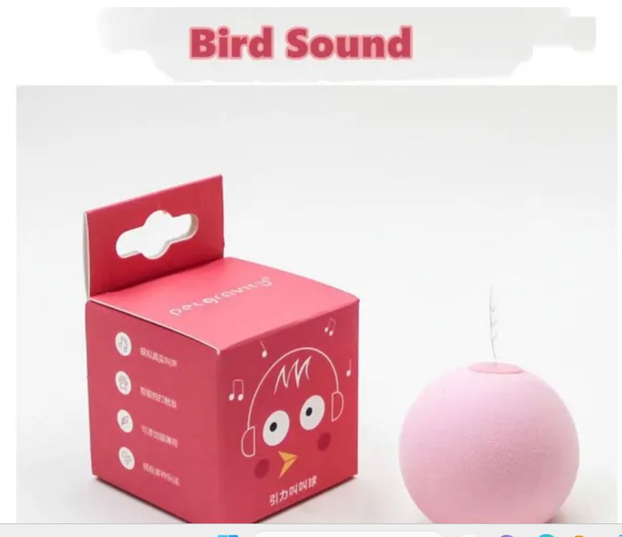 Smart Interactive Cat Toy with Sound Effects - Catnip Ball for Cats & Kittens