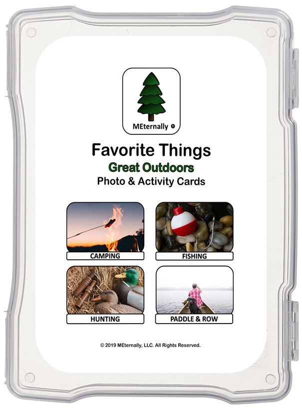 Great Outdoors Reminiscence Therapy Kit with DVD & Photo/Activity Cards in Zipper Case