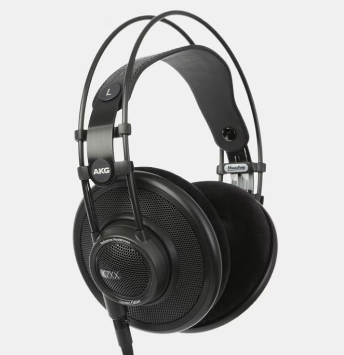 Massdrop X AKG K7XX Audiophile Open-Back Reference Headphones Black