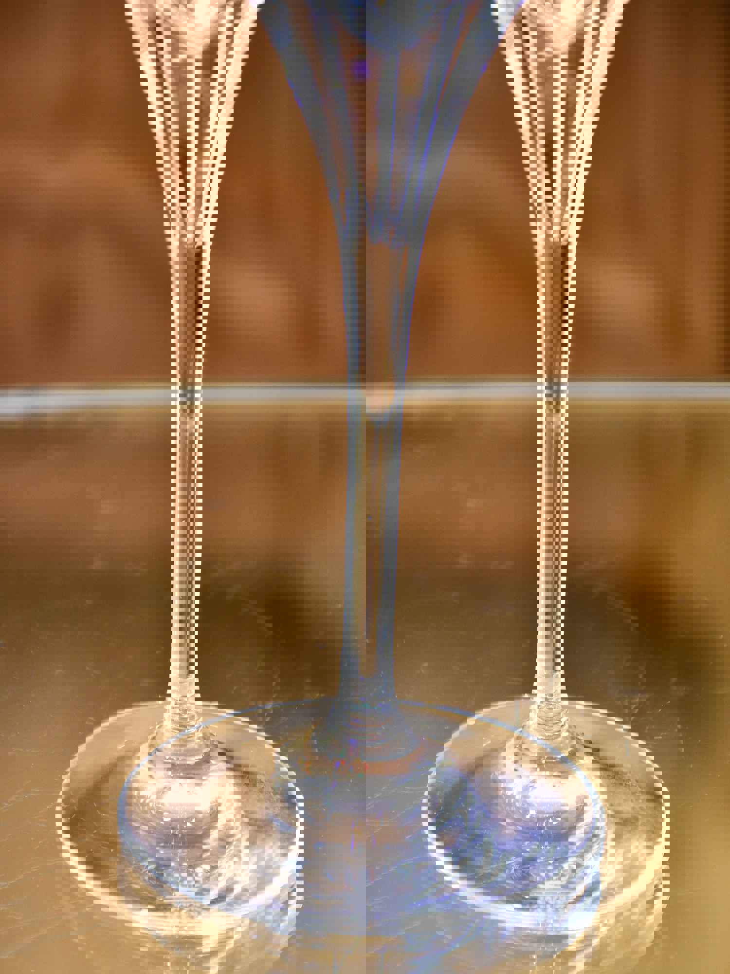 Vintage Italian Crystal Wine Glasses Set - Da Vinci Collection