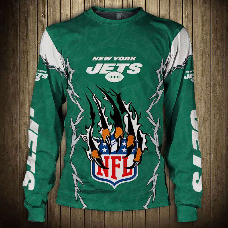 New York Jets Sweatshirts Claw