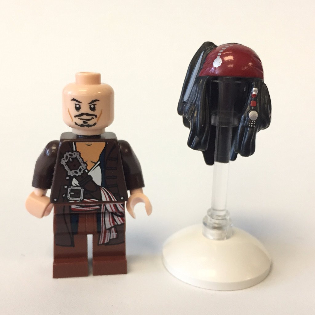 LEGO Pirates of the Caribbean Captain Jack Sparrow Minifigure with Jacket