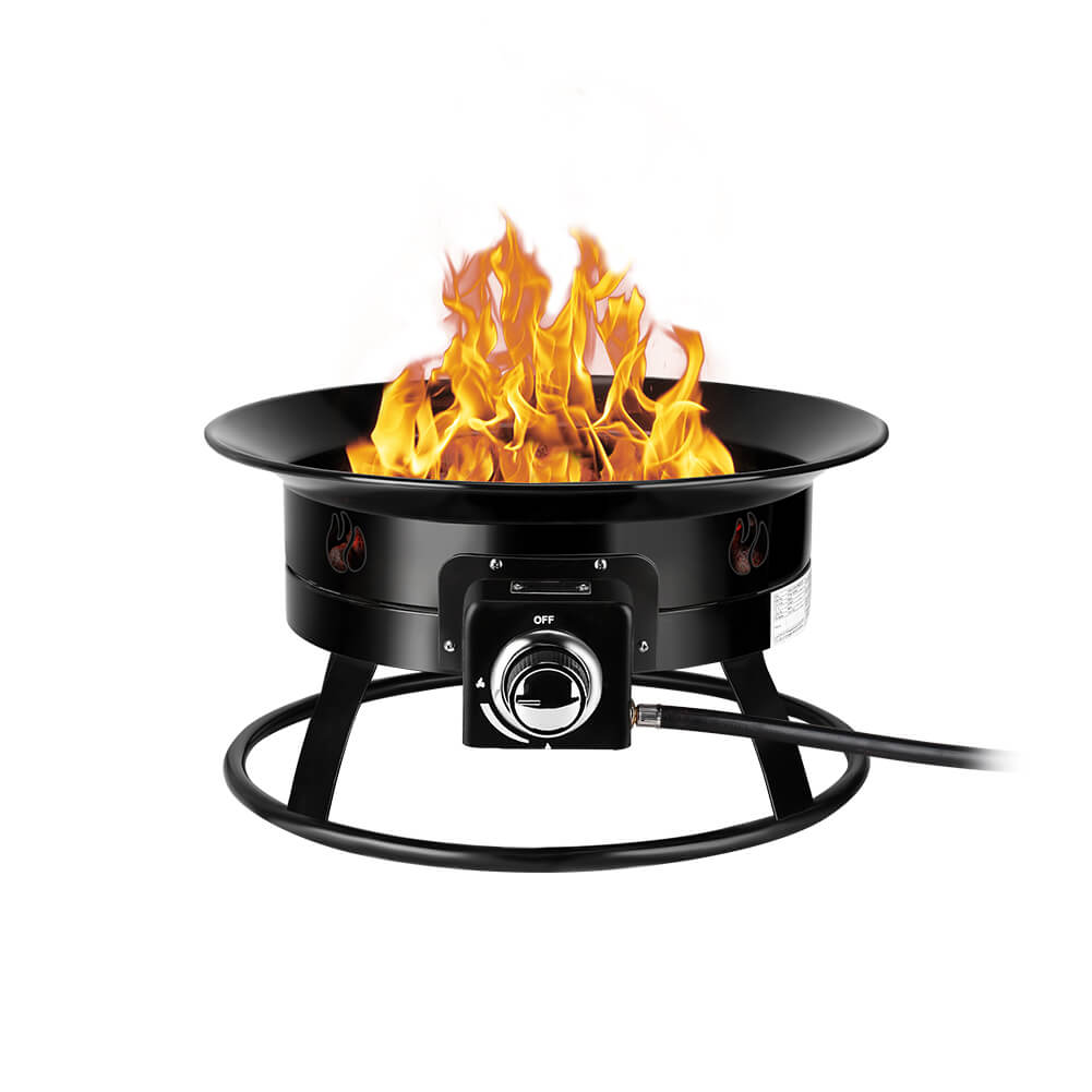 Camplux Propane Fire Pit Camping Fire Bowl for Outdoor Gatherings