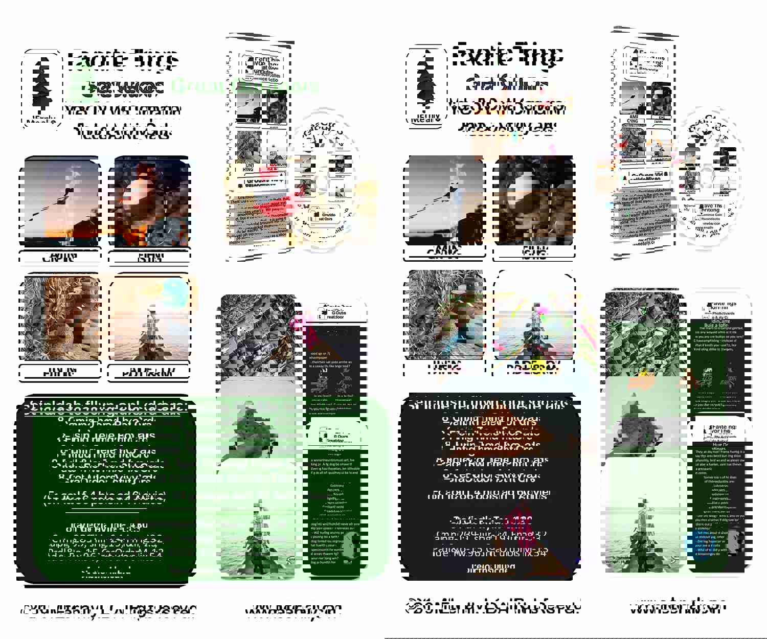 Great Outdoors Reminiscence Therapy Kit with DVD & Photo/Activity Cards in Zipper Case