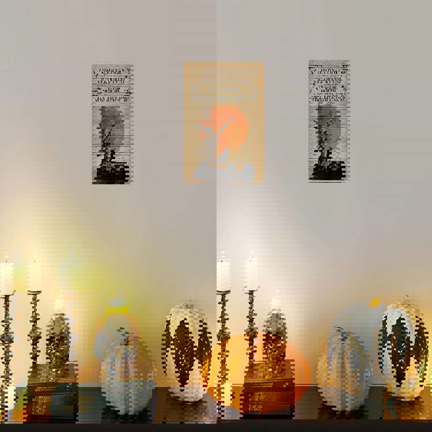 1pc Witch Kitchen Halloween Funny Metal Tin Sign (11.81x7.87/30x20cm) - Vintage Wall Decor