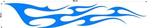 Auto Truck Car Boat Side Flames Tribal Decal Sticker TF047