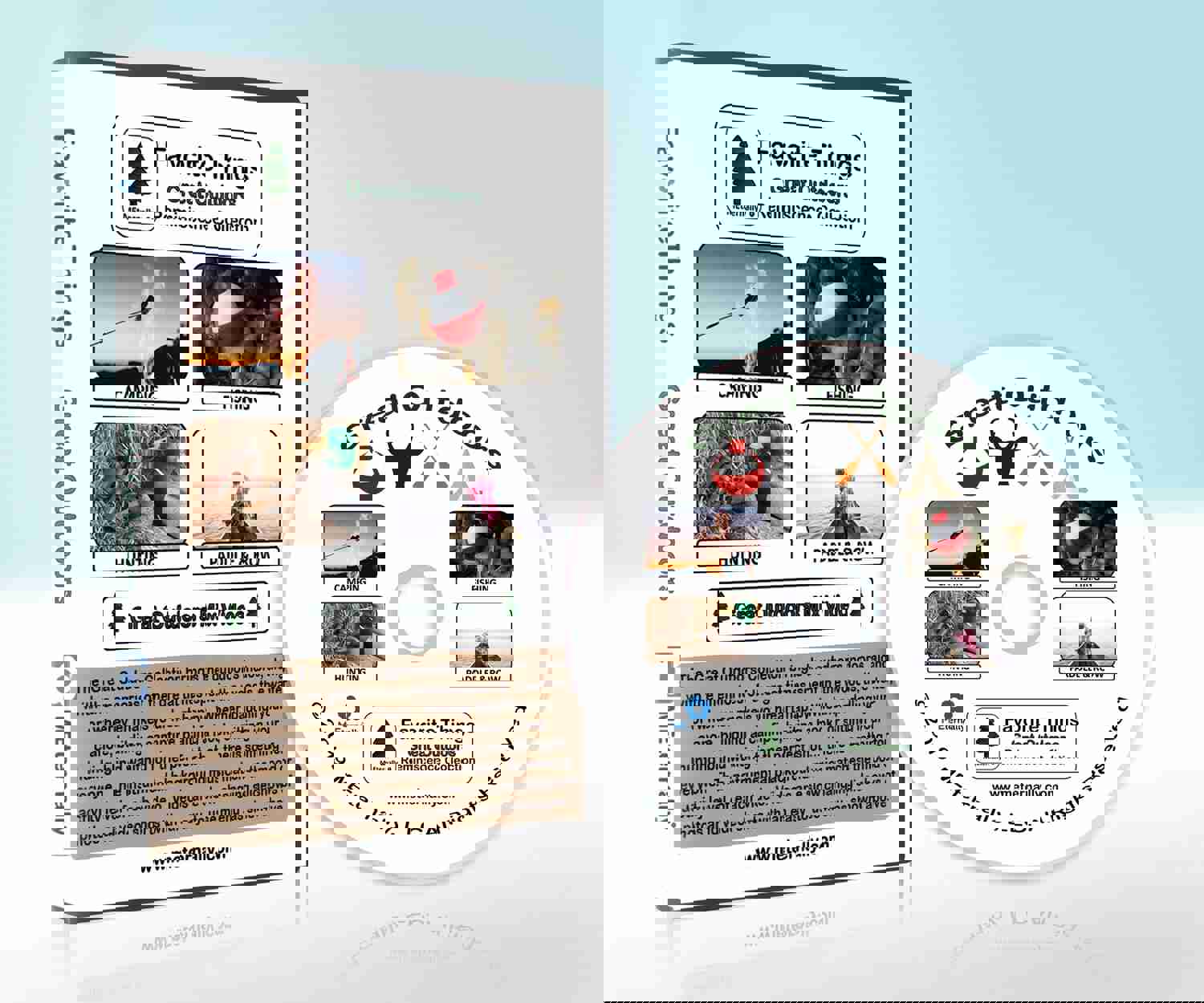 Great Outdoors Reminiscence Therapy Kit with DVD & Photo/Activity Cards in Zipper Case