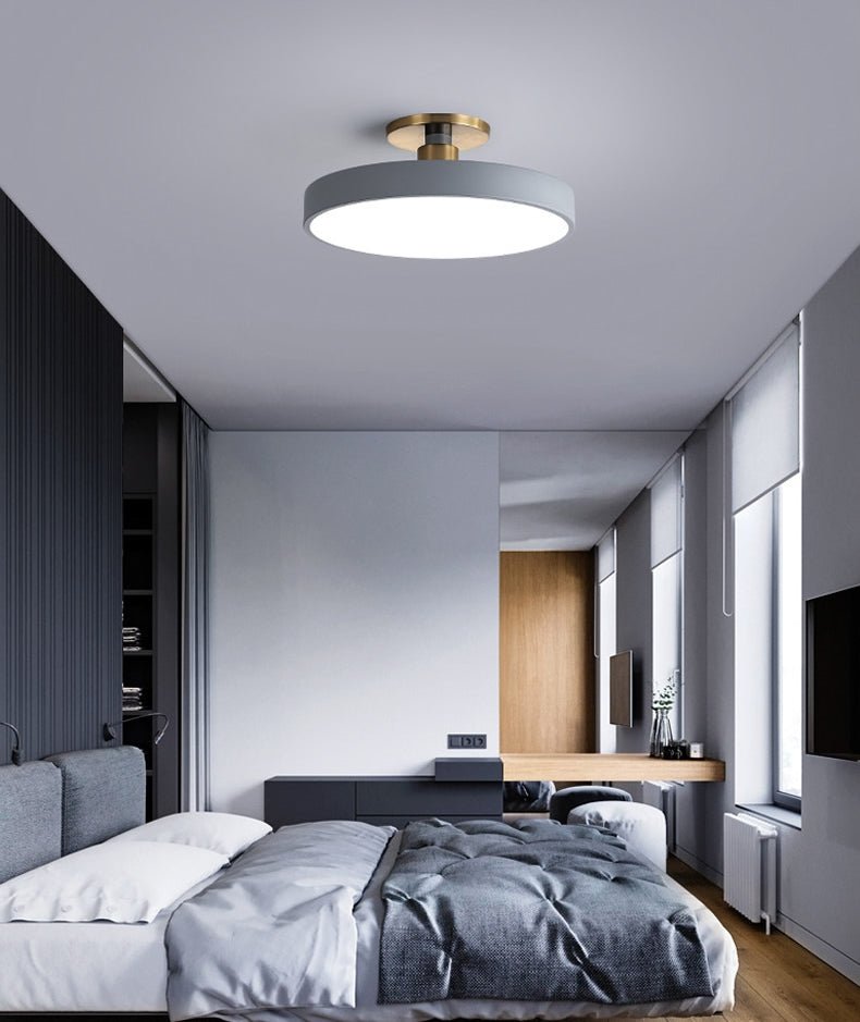 MIRODEMI® Minimalist LED Ceiling Lamp - Remote Control, Dimmable, Multi-Color