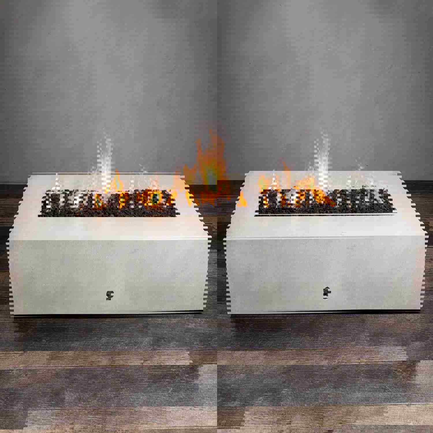 Starfire Designs Gravity 72 x 38 Rectangle Concrete Gas Fire Pit