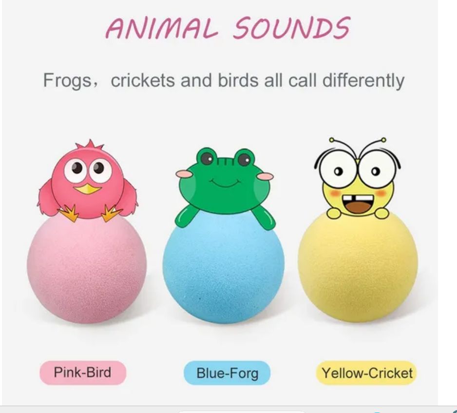 Smart Interactive Cat Toy with Sound Effects - Catnip Ball for Cats & Kittens