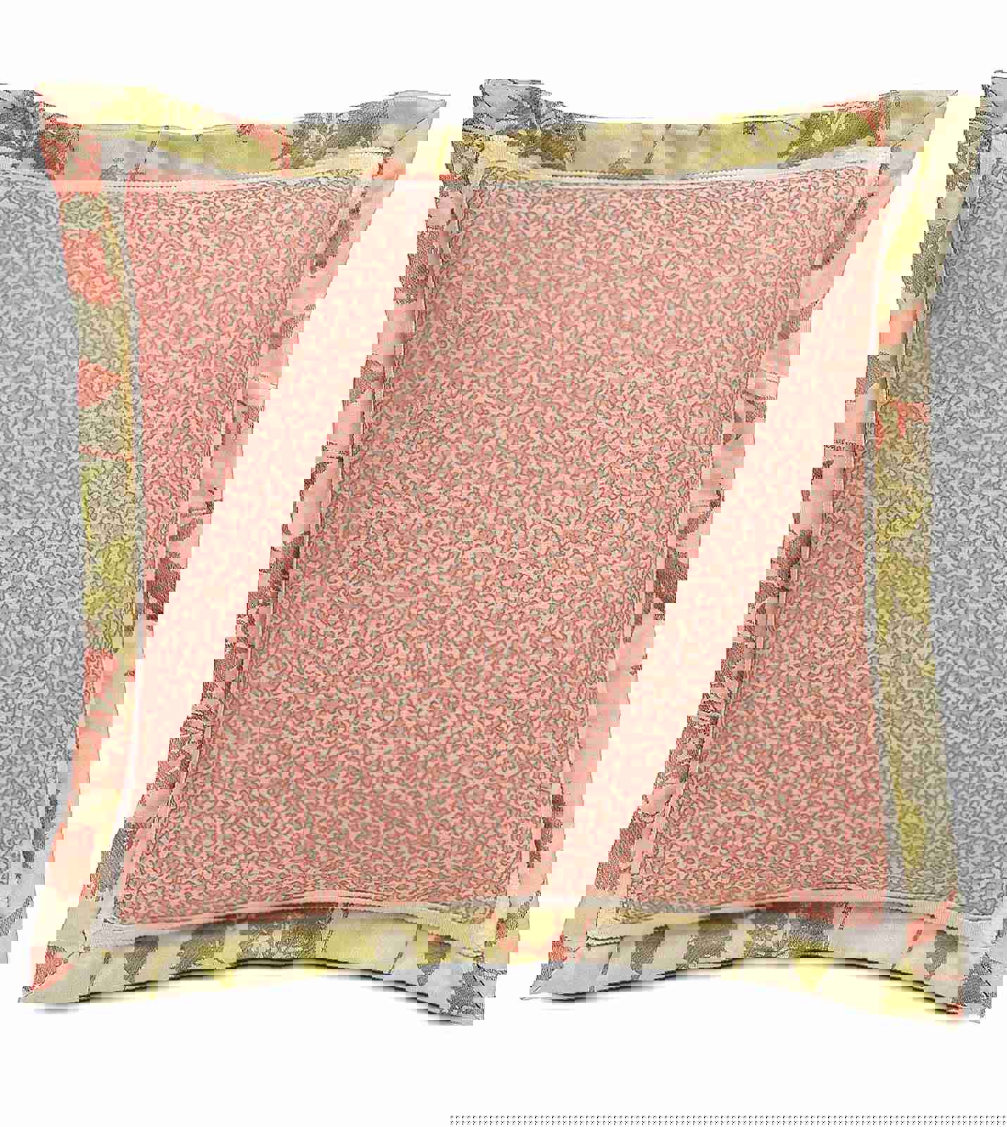 Gemma Coral Indoor Outdoor Throw Pillow Cover 20x20