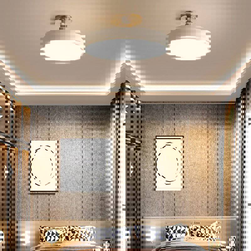 MIRODEMI® Minimalist LED Ceiling Lamp - Remote Control, Dimmable, Multi-Color