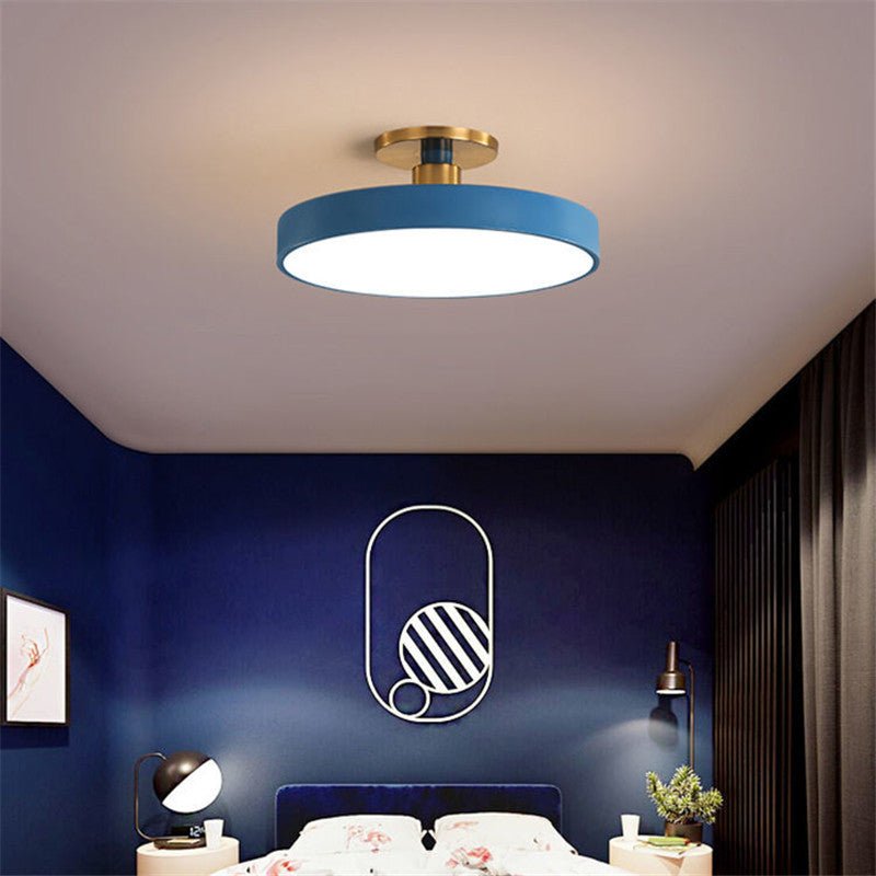 MIRODEMI® Minimalist LED Ceiling Lamp - Remote Control, Dimmable, Multi-Color