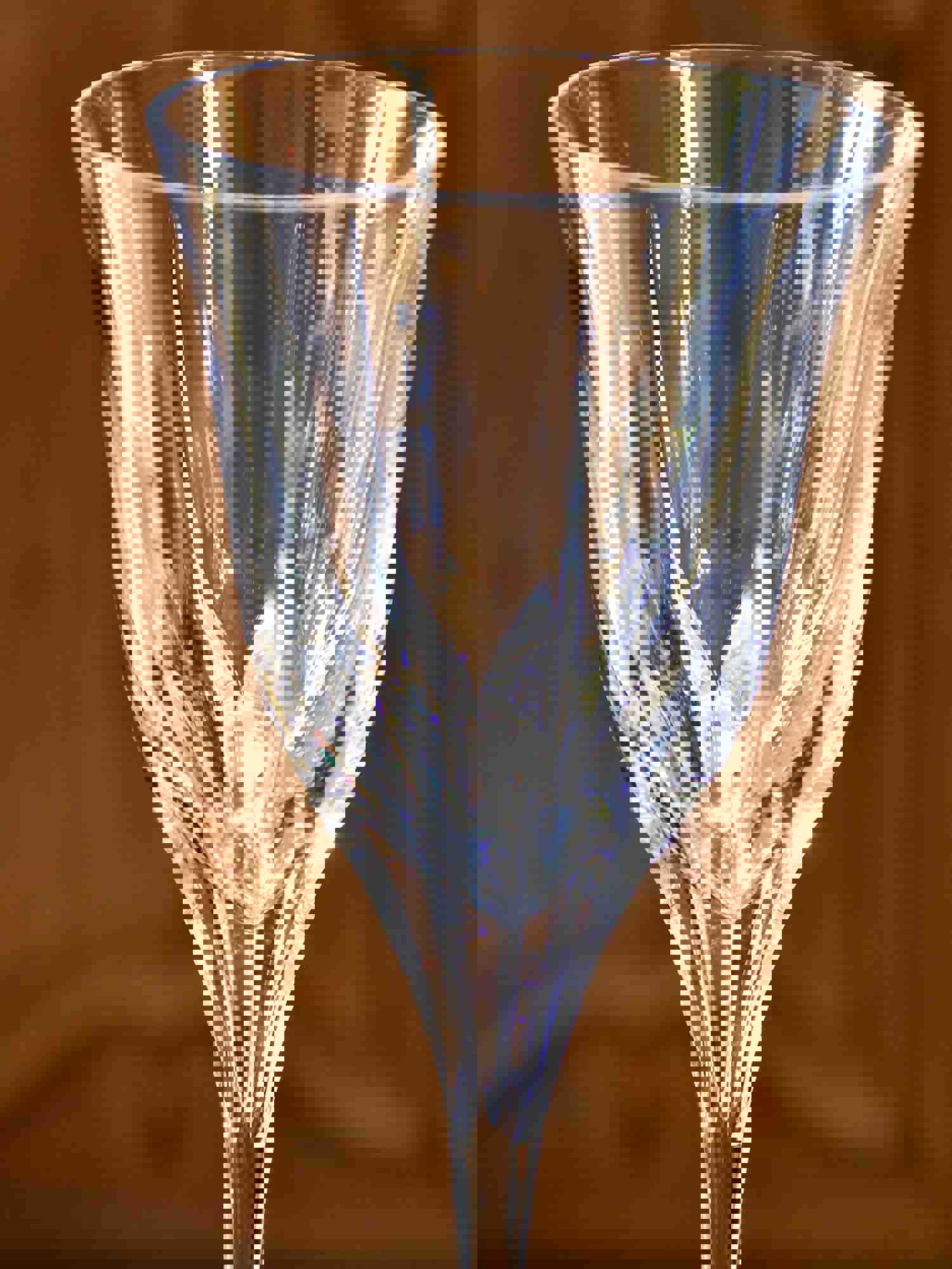 Vintage Italian Crystal Wine Glasses Set - Da Vinci Collection