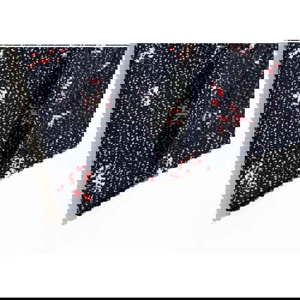 Fashion Floral Midi Dress - Vintage Style Polyester Dress