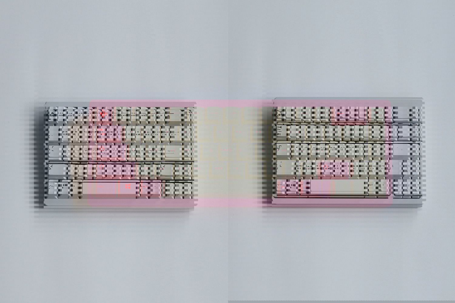 Jris65 PCB Gasket Mount Keyboard Kit - Pink