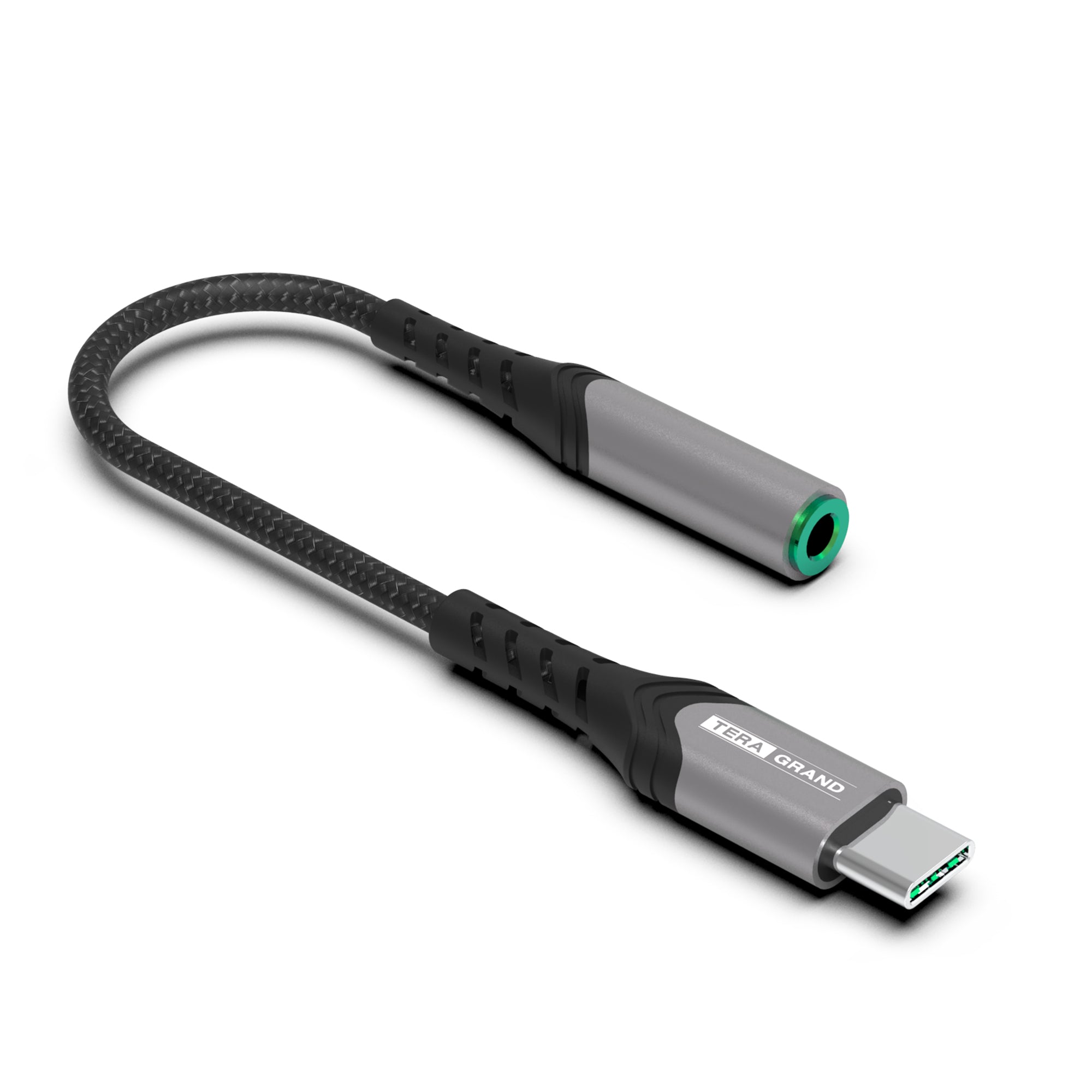 USB-C to 3.5mm Headphone Jack Audio Adapter with Hi-Res DAC