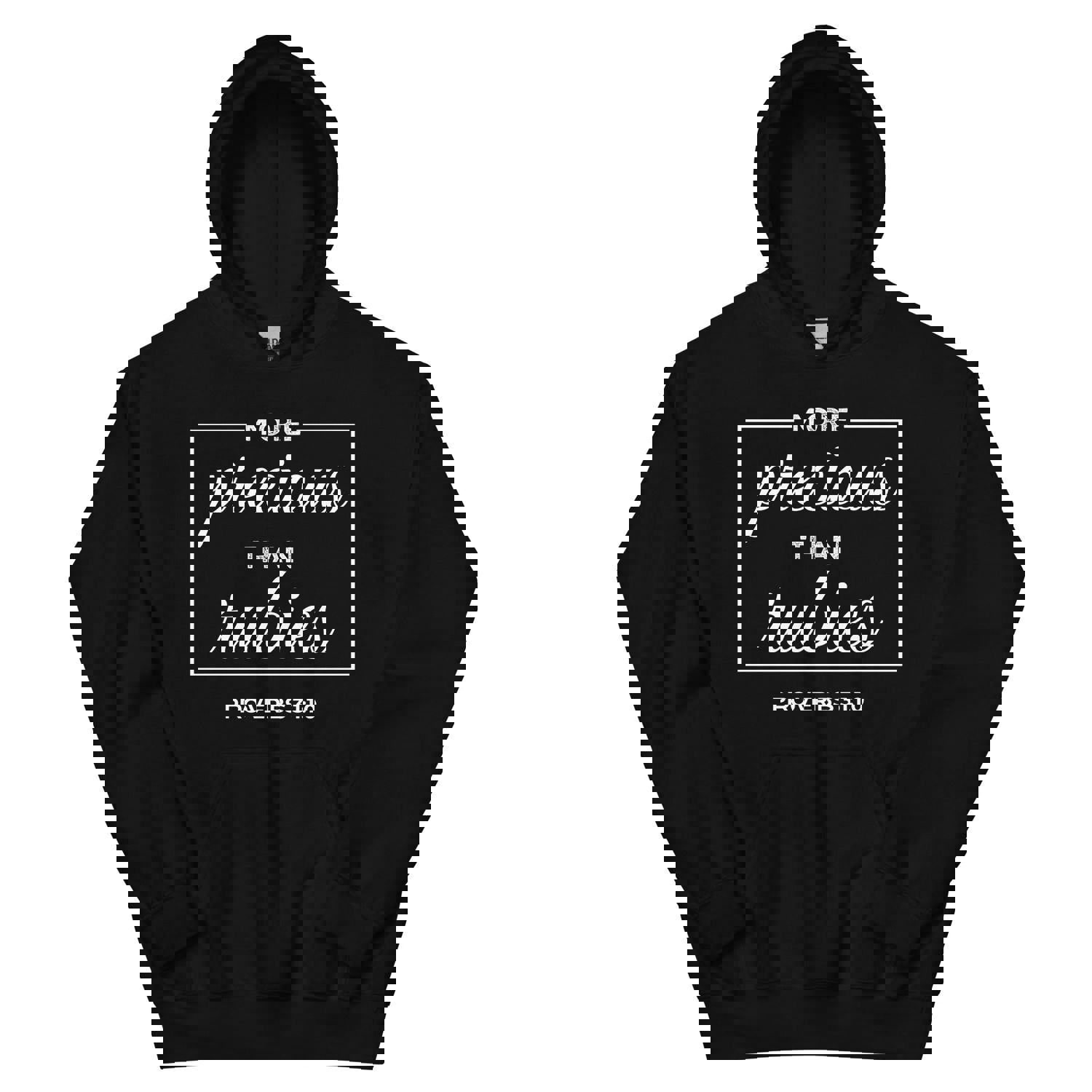 F&H Christian More Precious Than Rubies Women's Hoodie