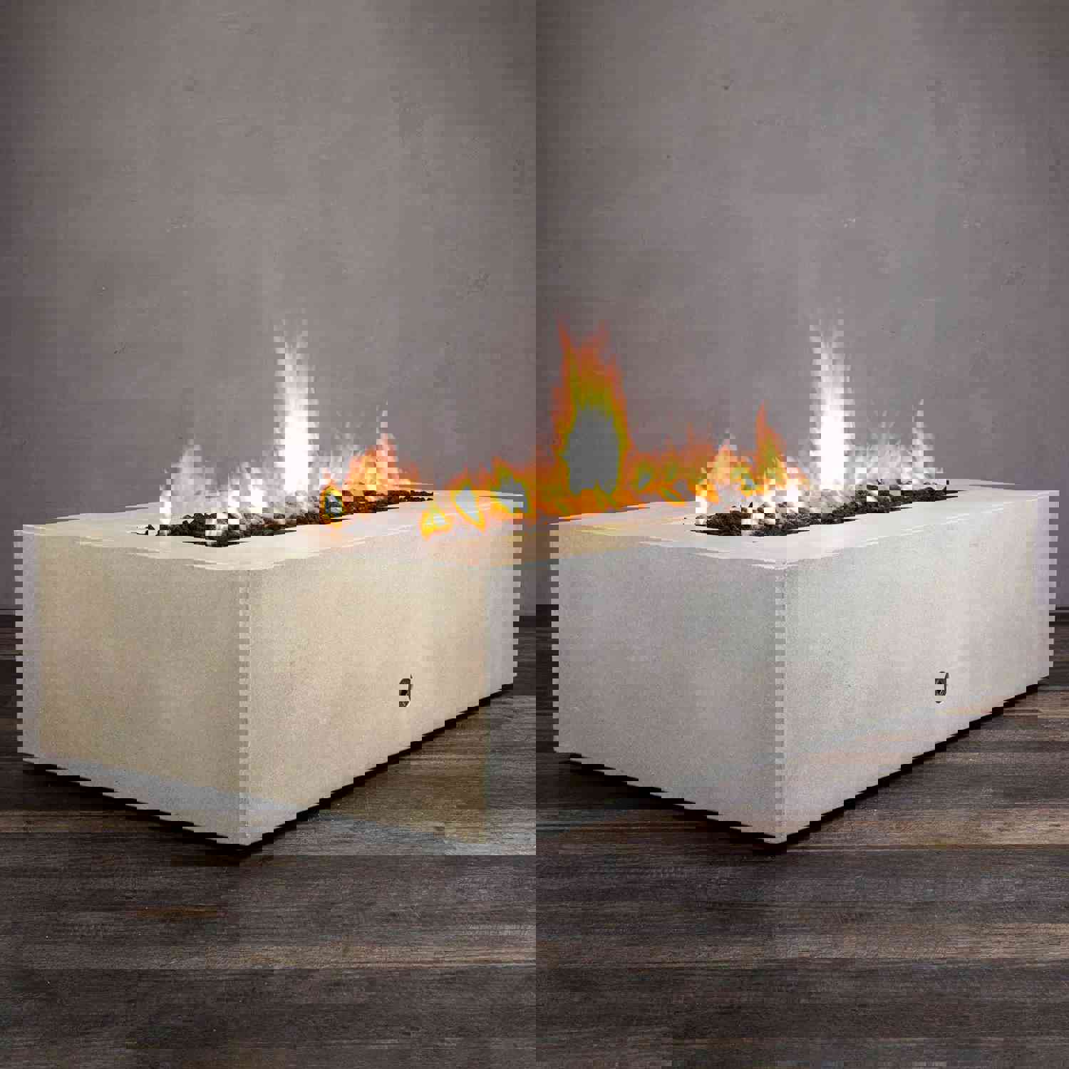 Starfire Designs Gravity 72 x 38 Rectangle Concrete Gas Fire Pit