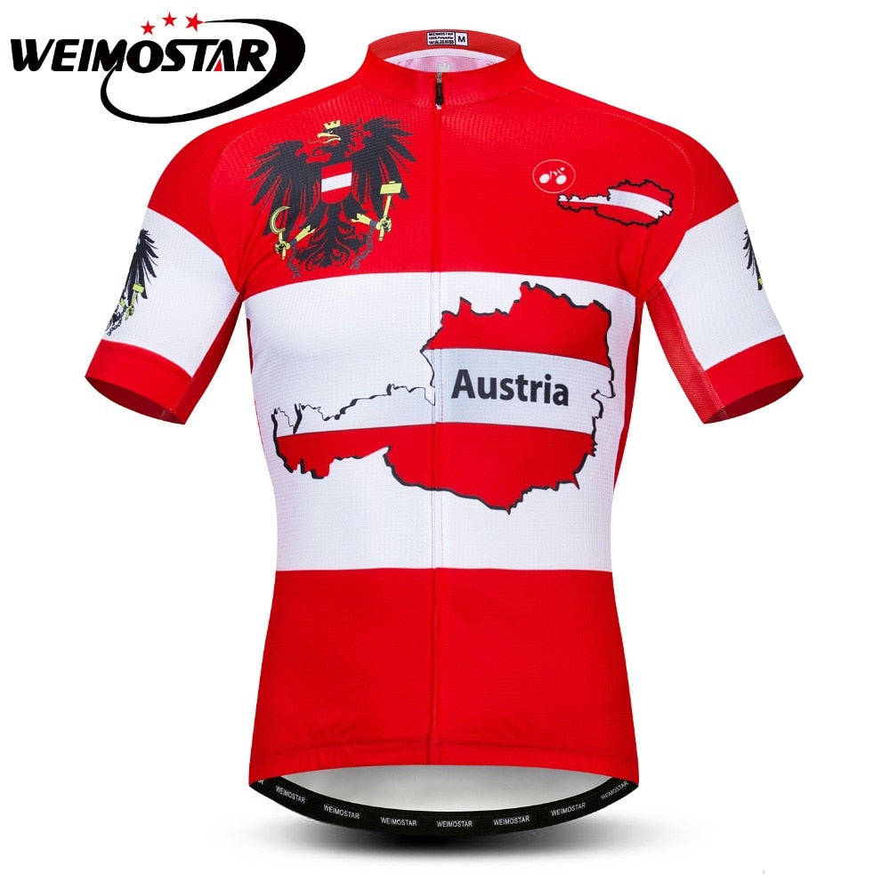 Men's Cycling Jersey - Breathable, Quick Dry, Reflective Sportswear