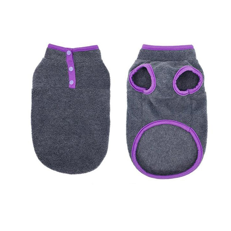 Fleece Dog Cat Clothes Warm Vest for Pets