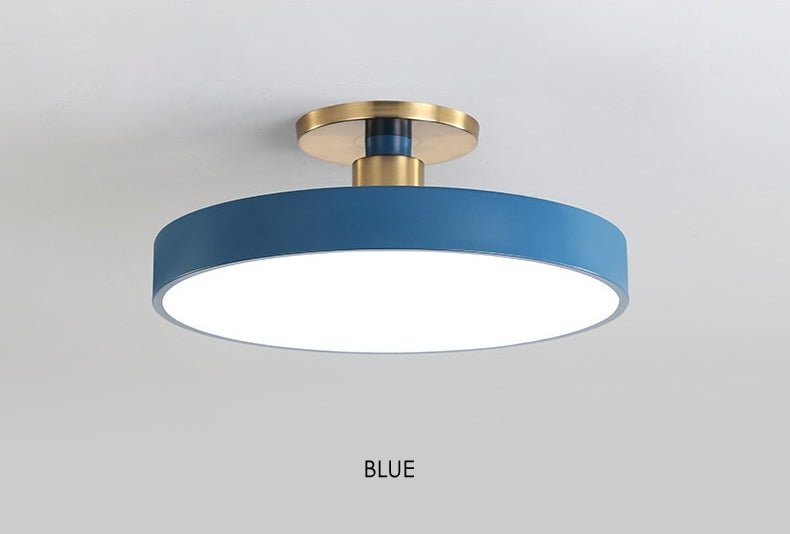 MIRODEMI® Minimalist LED Ceiling Lamp - Remote Control, Dimmable, Multi-Color