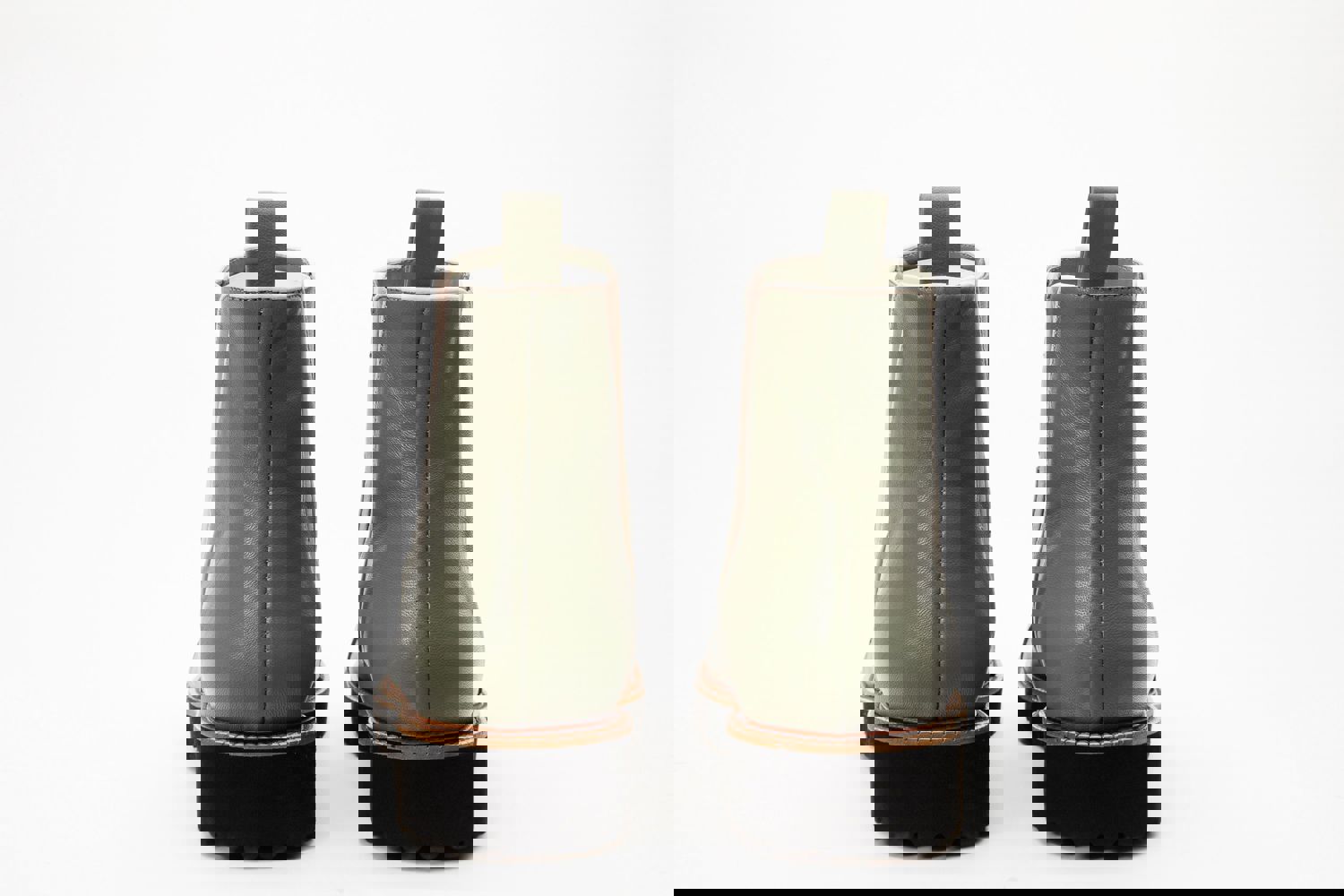 Luisina Green Handwoven Leather Ankle Boots - Premium Quality & Handcrafted