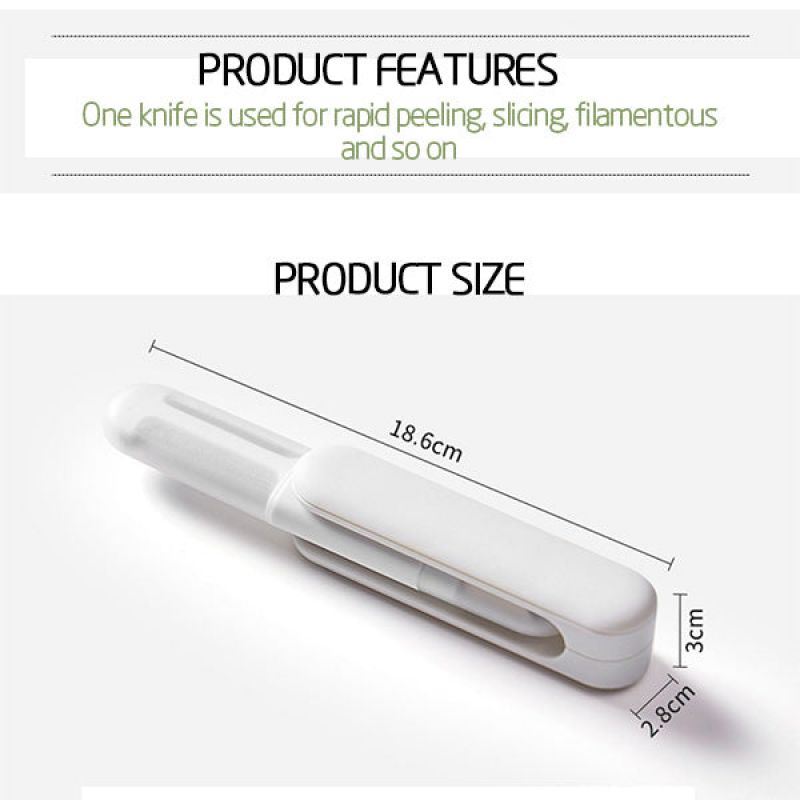 360 Rotating Stainless Steel Peeler - 3 in 1 Multifunctional Kitchen Tool