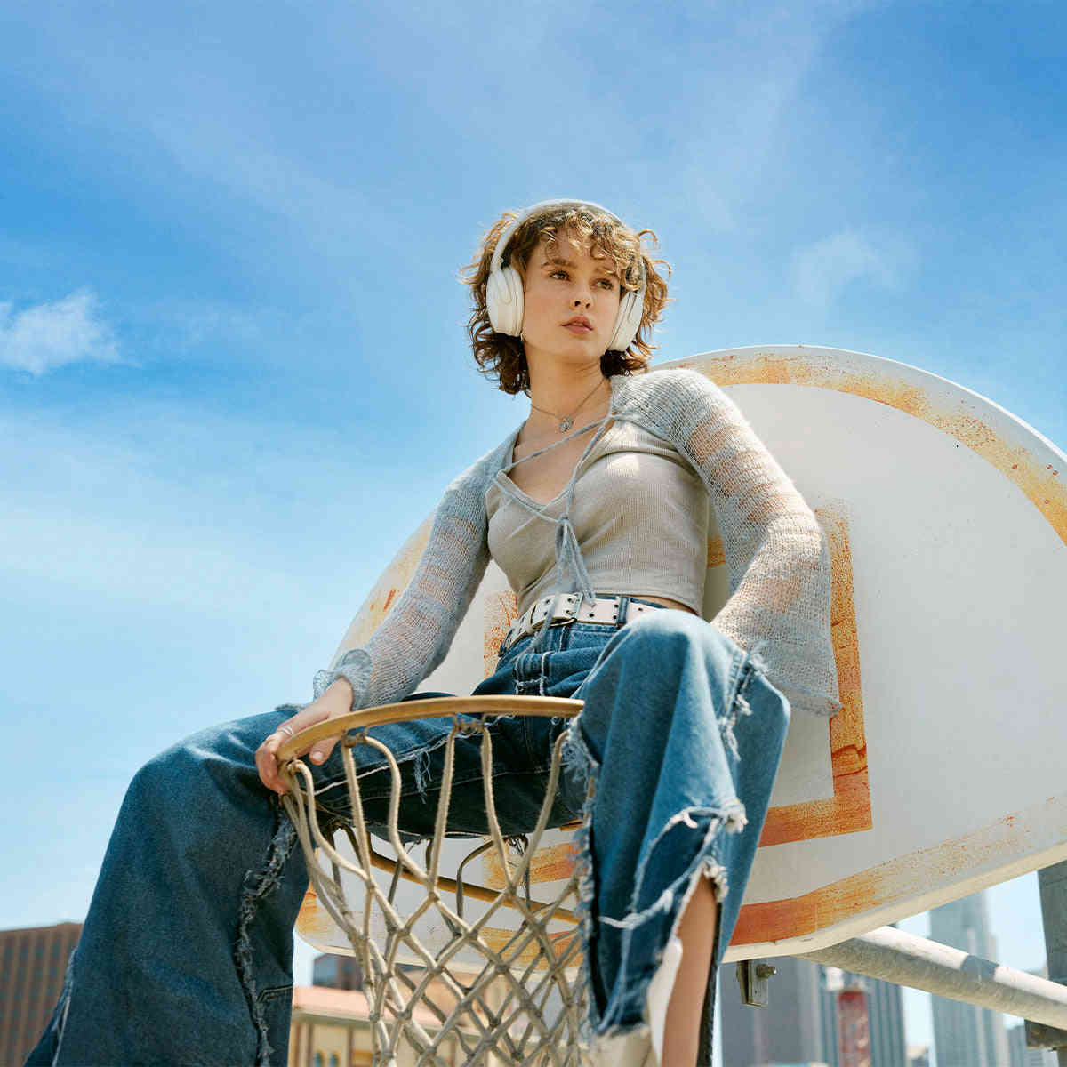 Bose QuietComfort Headphones with Active Noise Cancellation - Pair (White)