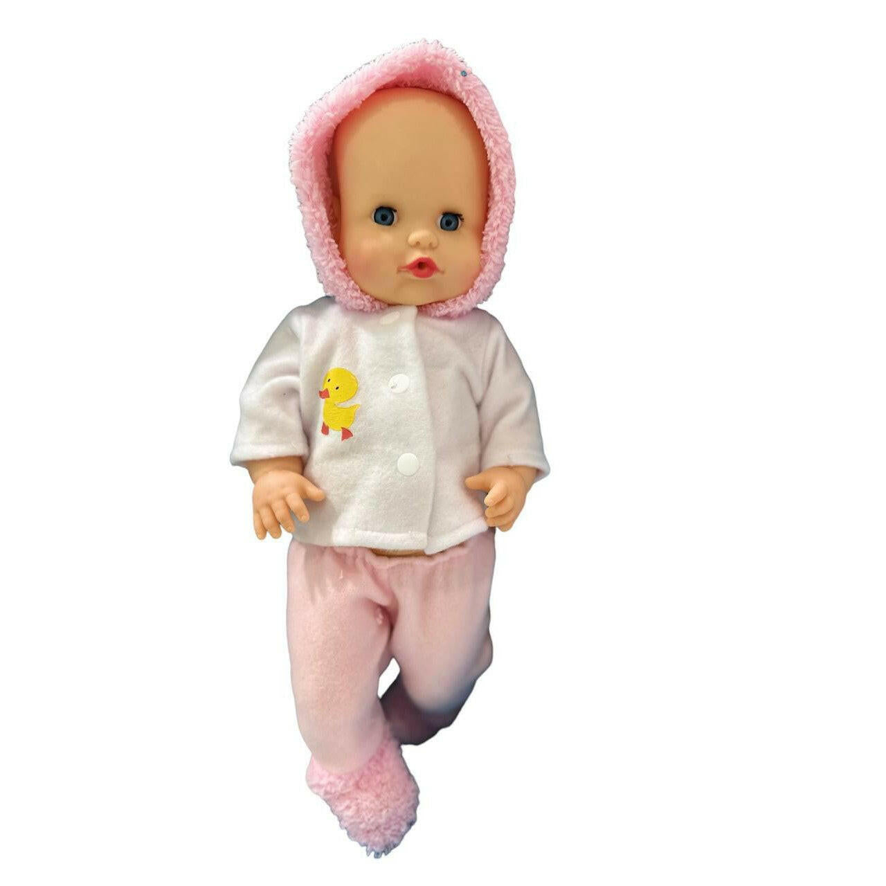 Interactive Peeing Baby Doll Set with Glasses & Toy Accessories