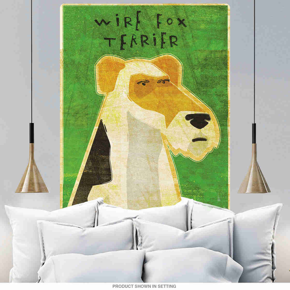 Wire Fox Terrier Pet Dog Wall Decal - High Quality Removable Art