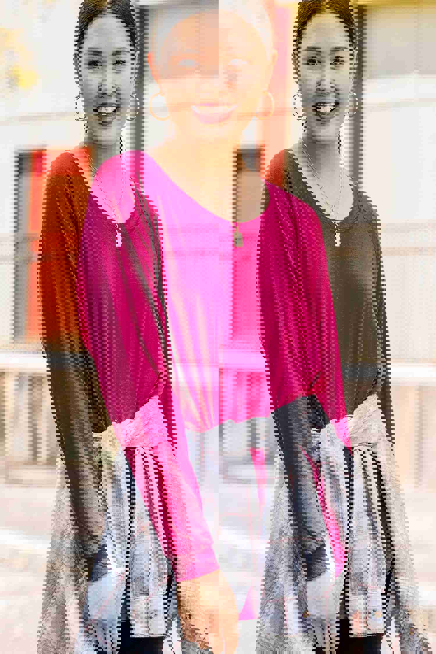 Easy Like Sunday Wine Red Tunic