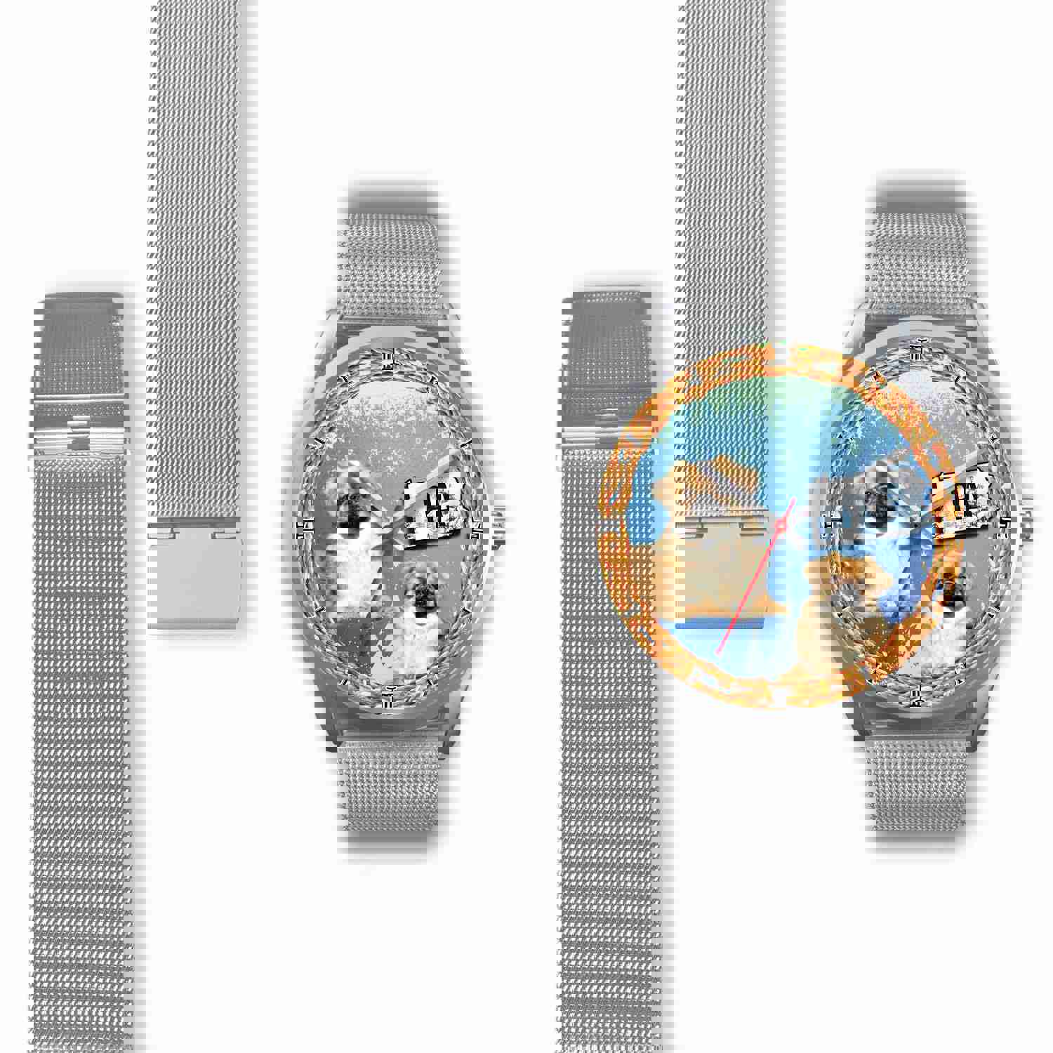 Graceful Pekingese Dog Pennsylvania Christmas Special Wrist Watch