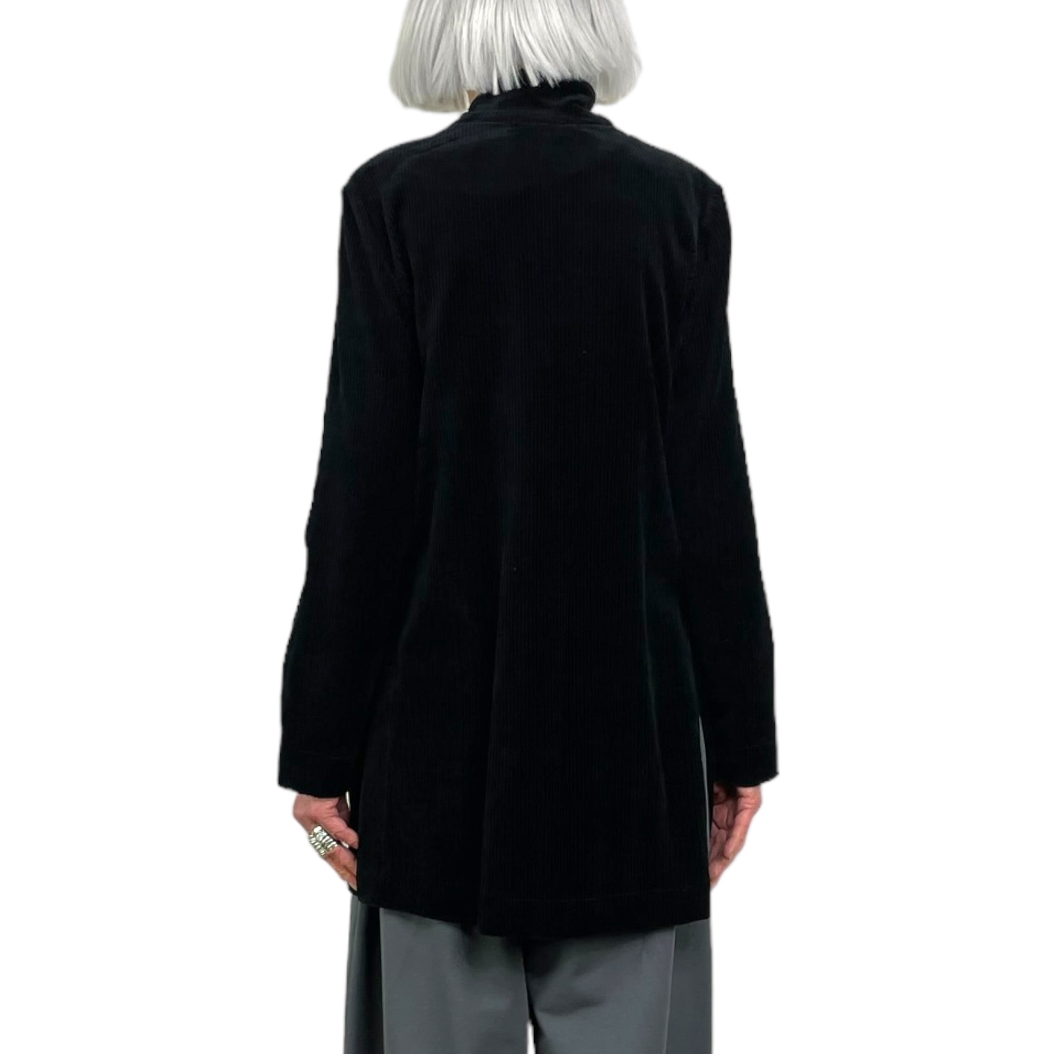 TORRES CHENILLE JACKET - Notch Collar Cotton Blend Jacket