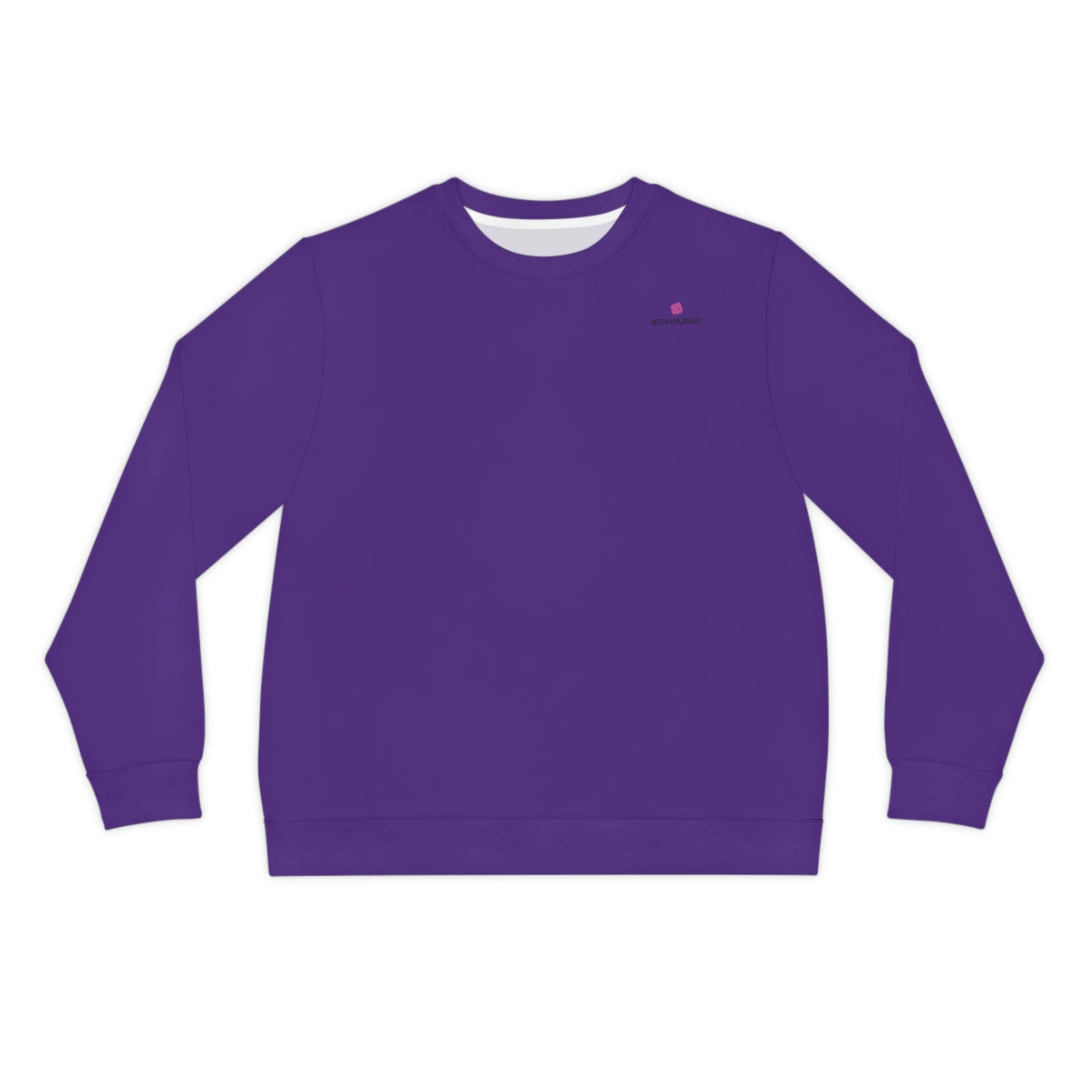 Dark Purple Lightweight Men's Sweatshirt - Soft & Breathable
