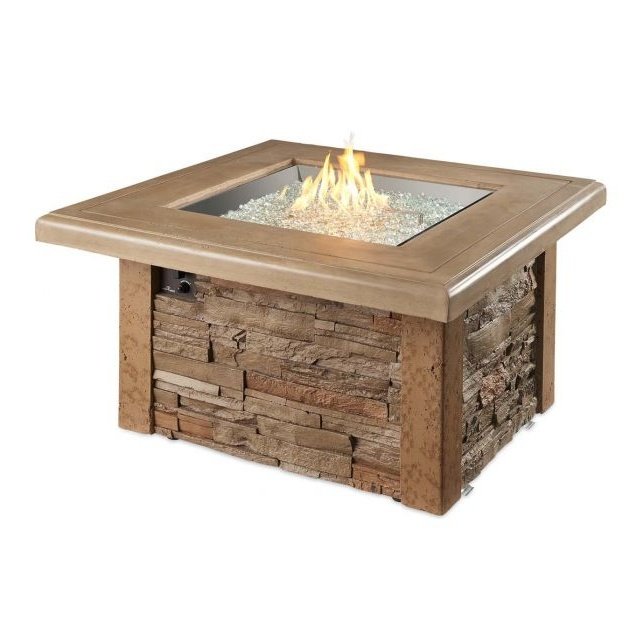 Outdoor Greatroom Company Sierra Square Gas Fire Pit Table