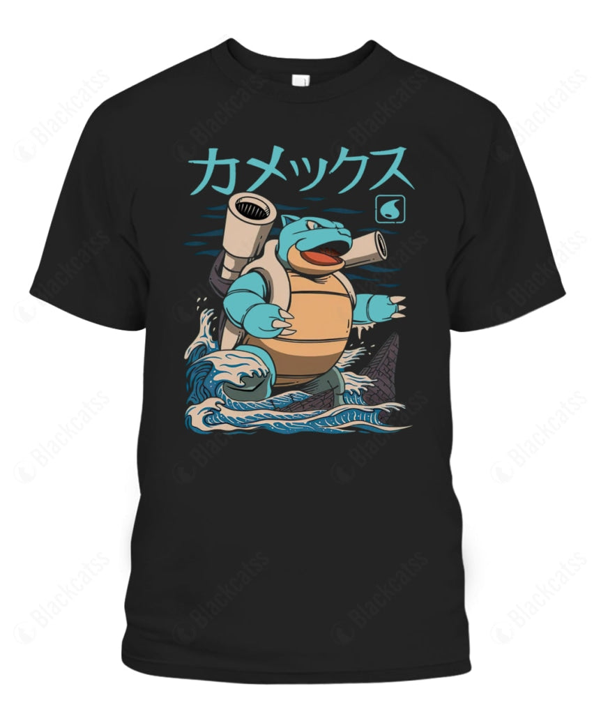 PKM Blastoise Water Kaiju Custom Graphic T-Shirt