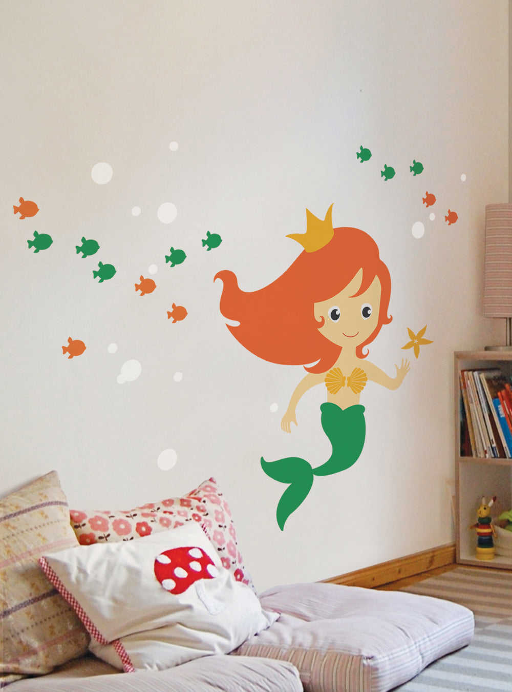 Mermaid Wall Decal - Under the Sea Wall Decal