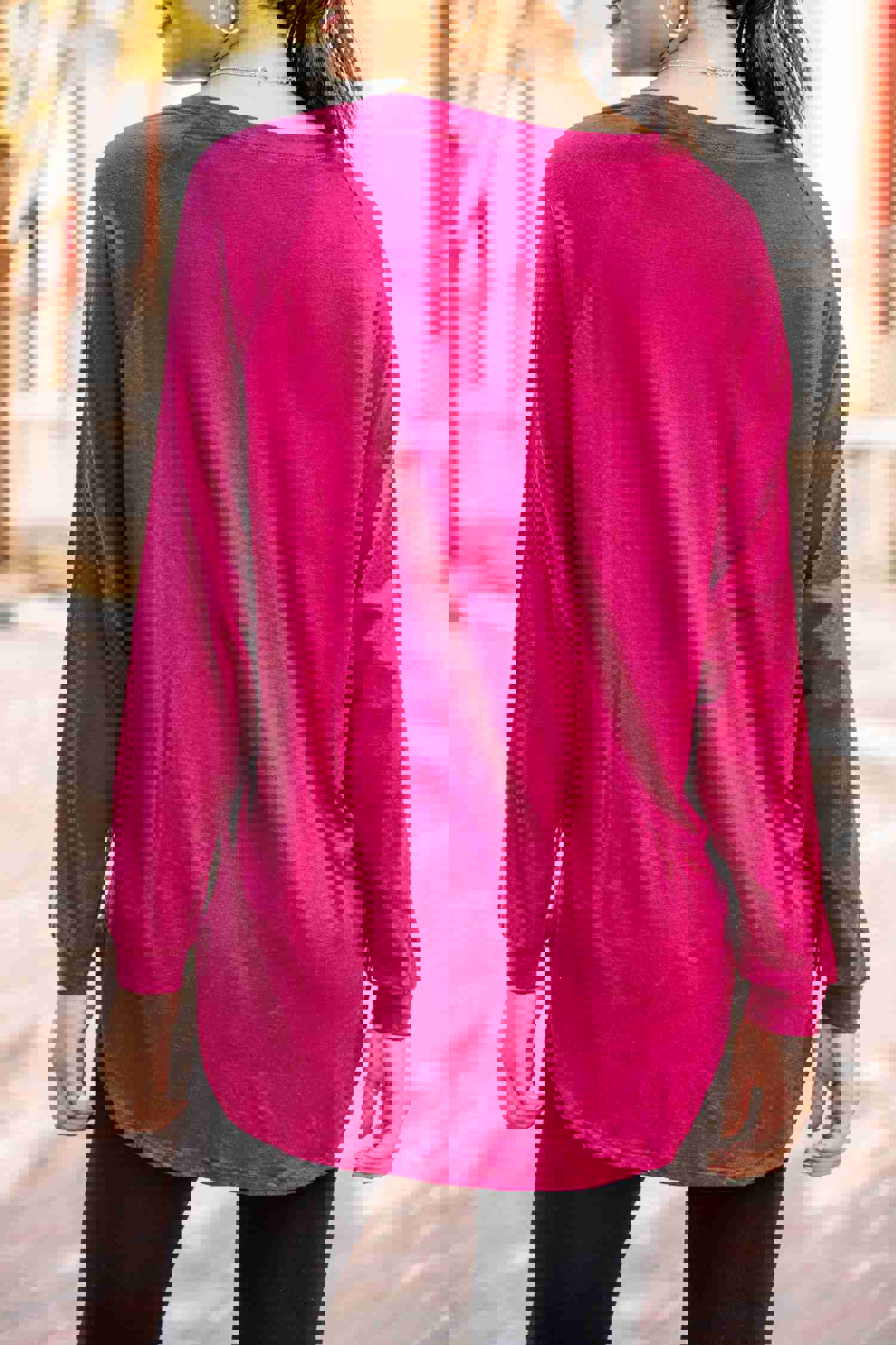 Easy Like Sunday Wine Red Tunic