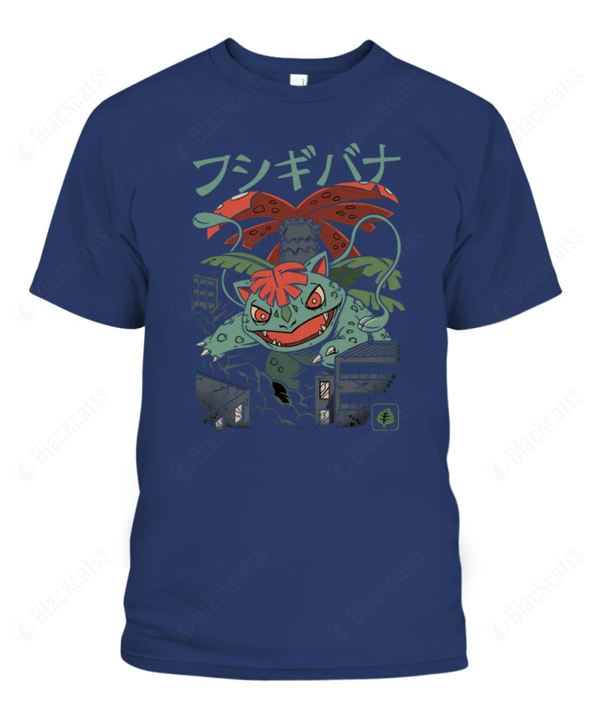 PKM Venusaur Grass Kaiju Custom Graphic T-Shirt