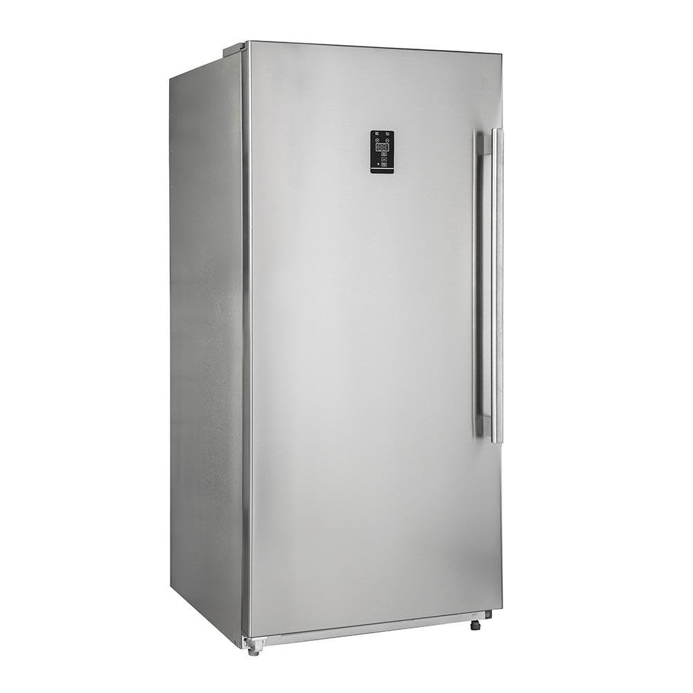 FORNO Combo Rizzuto 60'' Right and Left Swing Refrigerator/Freezer Stainless Steel 13.8 cu.ft with Grille Trim Kit