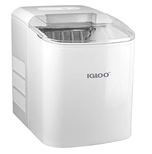 Igloo ICEB26WH Automatic Portable Electric Countertop Ice Maker Machine, 26 Pounds in 24 Hours, White