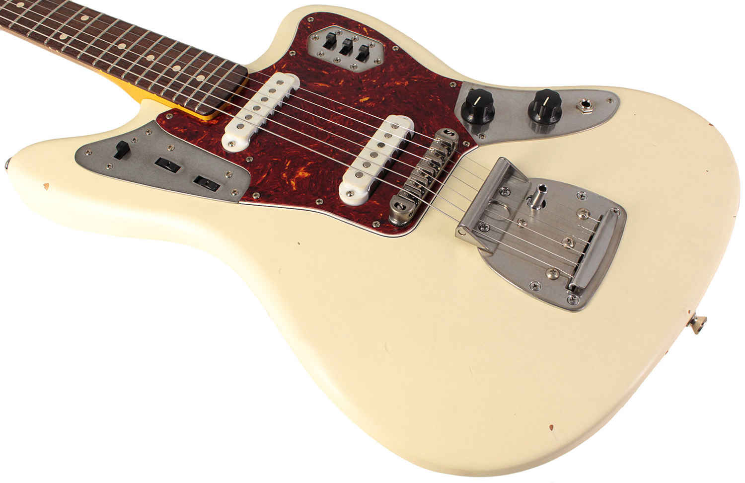 Nash Guitars JG-63 Guitar, Olympic White, Light Aging