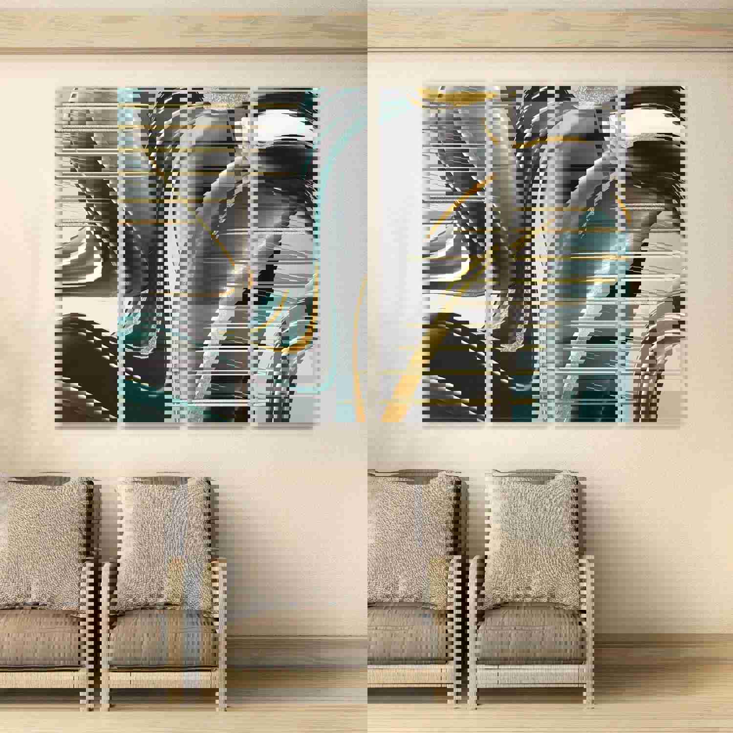 Abstract Wall Art, Modern Canvas Paintings for Bedroom, Living Room, Kitchen, Office