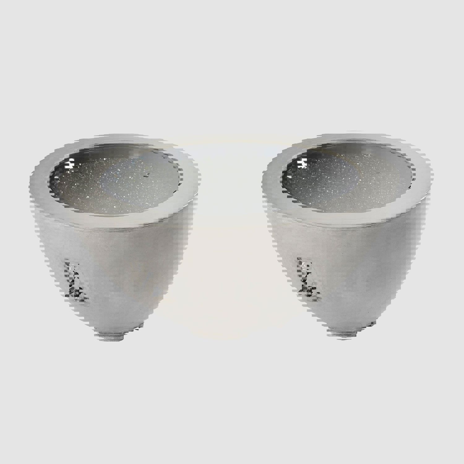 42 Cove Round Gas Fire Pit Bowl - Modern Outdoor Fire Pit